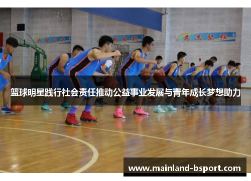 篮球明星践行社会责任推动公益事业发展与青年成长梦想助力 篮球明星践行社会责任推动公益事业发展与青年成长梦想助力